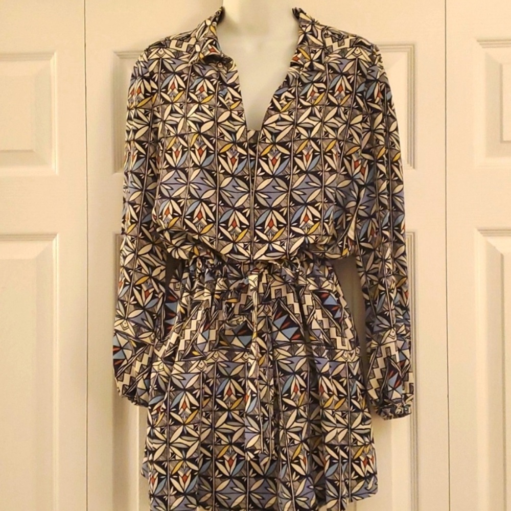 Tory Burch | Silk Floral Pattern Printed Mini Dress Sz 6